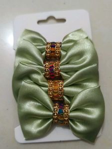Cute Bow Hair Clips Set