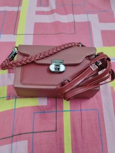 Chic Dusty Rose Crossbody Bag