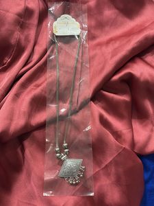 Ethnic Oxidized Silver Pendant Necklace