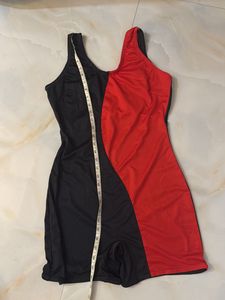 Black And Red Swimwear
