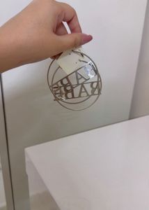 Chunky Hoop Earrings with 'BABE' Inscription