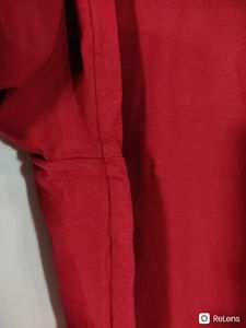 Go Colors Red Plain Ankle Length Leggings(Women)