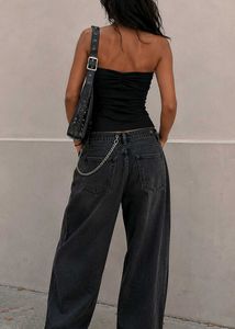 Y2K Black Strapless Tube Top 🖤