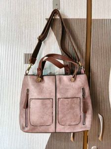 Stylish Faux Leather Satchel Bag