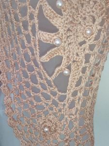 PEARLS CROCHET CROP JACKETS