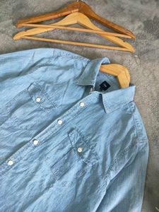 GAP Light Wash Denim Shirt