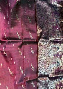 Maroon Saree With Blouse