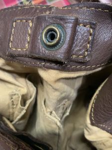 vintage  Brown pure Leather Hobo Bag