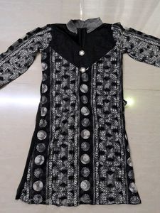 Western Black &amp; White Kurti