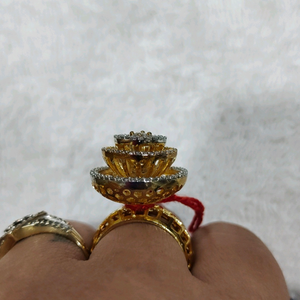 3 layered AD finger ring