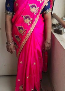 saree with blouse
