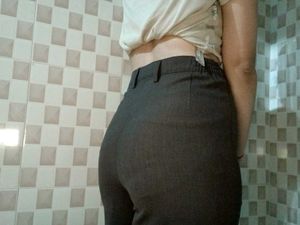 Classic Brown Wide-Leg Trousers