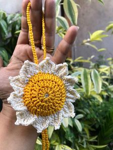 Handmade Crochet hanging flower