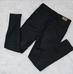 Classic Black Slim Fit High Waist Jeans