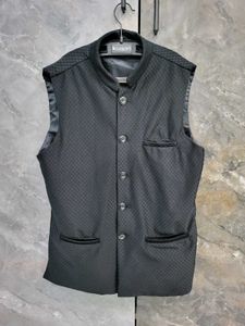 Black Ethnic Waistcoat