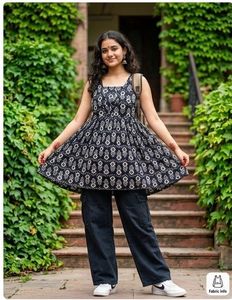 Stylish Printed Kurta for Women🪷🦚✨