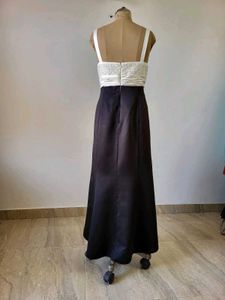 Elegant Black &amp; White Gown
