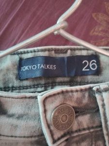 It's A Distressed Grey Jeans Of Tokyo Talkies