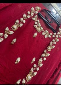 Elegant Red Ethnic Kurta Set