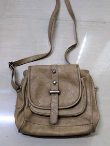 Stylish Tan Crossbody Bag