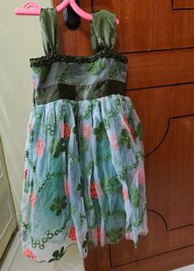 Girls Floral Party Dress
