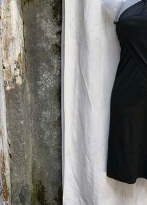 I. Chic Black Halter Neck Midi Dress