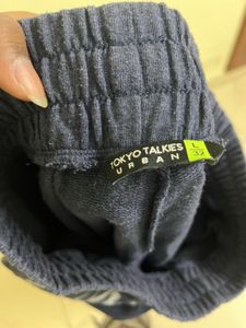 Navy Blue Funky Trackpants