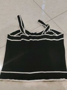 Chic Black Button-Up Camisole