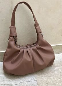 Stylish Taupe Hobo Bag