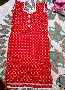 New Red Kurti