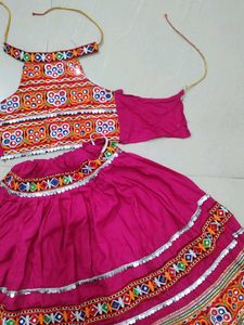 Girls Ethnic Dress   Navaratri Lehenga..