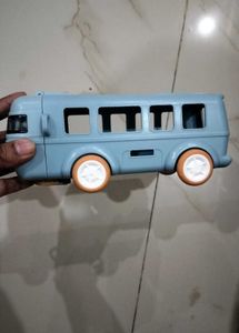 Blue Toy Bus