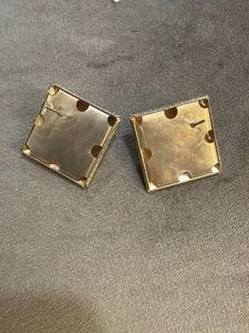 Sparkling Gold Geometric Earrings