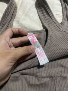 Ribbed Corset Tank Top