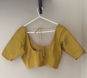 Mustard Gold Ready-Made Blouse