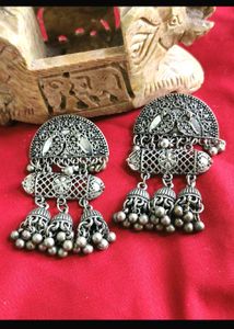 Combo Of Extremely Gorgeous 4 Oxidised Earrings