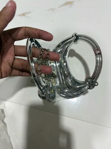 Chic Silver Mini Handbag