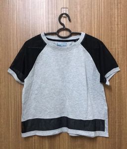 Stylish Mesh Panel T-Shirt