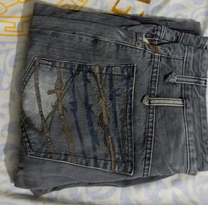 Elegant and Stylish Mild Washed Charcoal Jeans