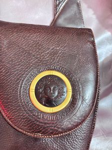 OZOAND AUSTRALIA Vintage Maroon Leather Shoulder B