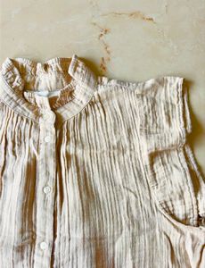 H&amp;M cotton beige top