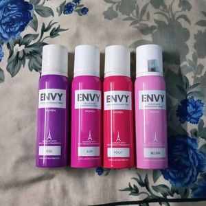 Envy Women's Fragrance Deodorant Sprays Set