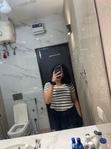 Striped Knit Top