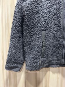 Columbia Grey Full Zip Sherpa Fleece