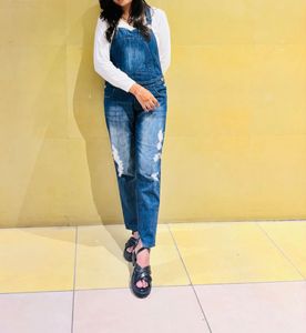 Denim Overalls Jumpsuit