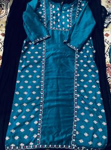 Elegant Teal Kurta Suit Set