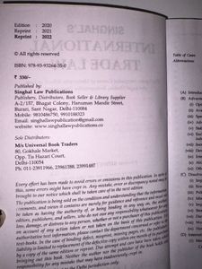 International Trade Law - IP University Syllabus