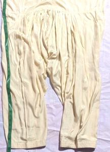 Silk Shining Silver Salwar