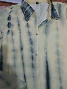Stylish Tie-Dye cord set with Embellishments