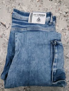 Stylish Men's Blue Cargo Jeans